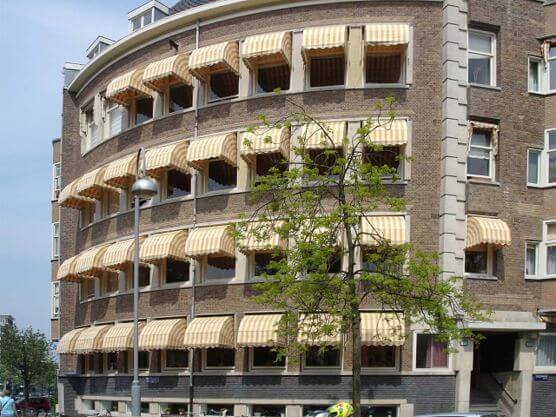 Bosman zonwering stadionkade michelangelostraat Bosman markiezen reparatie